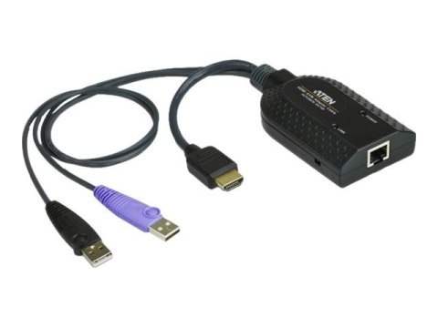 Aten USB HDMI Virtual Media KVM Adapter with Smart Card Support Aten