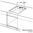 Bosch | Płyta | PIF612BB1E | Indukcja | Liczba palników/stref gotowania 4 | Dotykowa | Timer | Biały