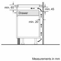 Bosch | Płyta | PIF612BB1E | Indukcja | Liczba palników/stref gotowania 4 | Dotykowa | Timer | Biały