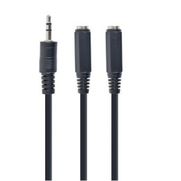 Cablexpert | Rozgałęźnik audio | Żeński | Mini-phone stereo 3,5 mm | Mini-phone stereo 3,5 mm | Czarny | 0,1 m