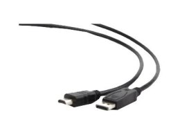 Cablexpert | CC-DP-HDMI-3M | Męski | 19 pin HDMI Typ A | Męski | 20 pin DisplayPort | 3 m