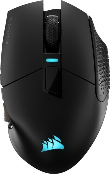 Corsair | Gaming Mouse | SCIMITAR ELITE RGB | Wireless Gaming Mouse | Optical | Gaming Mouse | Black | Yes