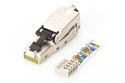 Digitus | CAT 6A Field Termination Plug, STP with dust cap, Bend relief | DN-93631