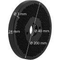 Matryca sitko do pelletu peleciarki WIE-PM-1000 śr. 200 mm x 27 mm otwory 3 mm