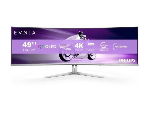 49M2C8900L/00 | 49 " | OLED | 32:9 | 144 Hz | 0,03 ms | 5120 x 1440 pikseli | 2 porty HDMI | Gwarancja 24 miesiące