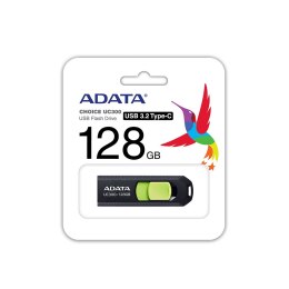 ADATA | FlashDrive | UC300 | 128 GB | USB 3.2 Gen 1 | Czarny