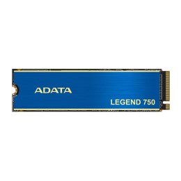 ADATA | LEGEND 750 | 500 GB | SSD form factor M.2 2280 | Solid-state drive interface PCIe Gen3x4 | Read speed 3500 MB/s | Write