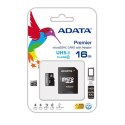 ADATA | Premier UHS-I | 16 GB | MicroSDHC | Flash memory class 10 | SD adapter