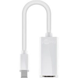 Adapter wideo Goobay | 19-pinowy HDMI typu A | żeński | Mini DisplayPort | męski