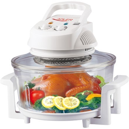 Adler | Hot air fryer/halogen oven | AD 6304 | Power Consumption 1.4 W | Capacity 12 litres | White