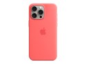 Apple | Silicone Case with MagSafe | Case with MagSafe | Apple | iPhone 15 Pro Max | Silicone | Guava