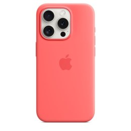 Apple | Silicone Case with MagSafe | Case with MagSafe | Apple | iPhone 15 Pro | Silicone | Guava