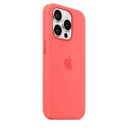 Apple | Silicone Case with MagSafe | Case with MagSafe | Apple | iPhone 15 Pro | Silicone | Guava