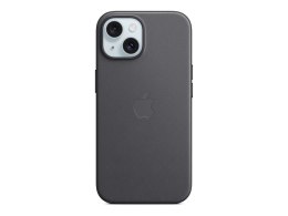 Apple iPhone 15 FineWoven Case with MagSafe - Black | Apple | iPhone 15 FineWoven Case with MagSafe | Case with MagSafe | Apple