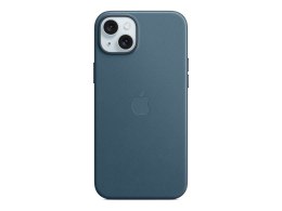 Apple iPhone 15 Plus FineWoven Case with MagSafe - Pacific Blue | Apple | iPhone 15 Plus FineWoven Case with MagSafe | Case with