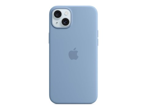 Apple iPhone 15 Plus Silicone Case with MagSafe - Winter Blue | Apple | iPhone 15 Plus Silicone Case with MagSafe | Case with Ma