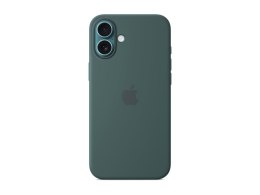 Apple iPhone 16 Plus Silicone Case with MagSafe - Lake Green | Apple