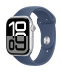 Apple Watch Series 10 | Smart watch | GPS (satellite) | Always-On Retina | Waterproof | Silver