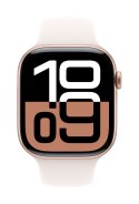 Apple Watch Series 10 | Smart watch | GPS (satellite) | Always-On Retina display | Waterproof | Rose Gold