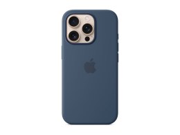 Apple iPhone 16 Pro Silicone Case with MagSafe - Denim | Apple