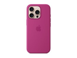 Apple iPhone 16 Pro Silicone Case with MagSafe - Fuchsia | Apple