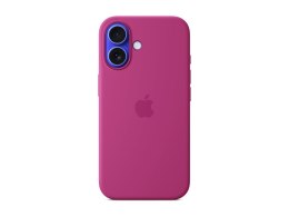 Apple iPhone 16 Silicone Case with MagSafe - Fuchsia | Apple