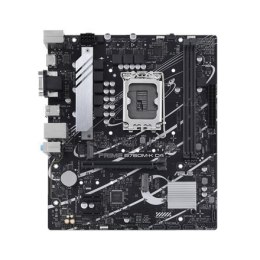 Asus PRIME B760M-K D4 Rodzina procesorów Intel, Gniazdo procesora LGA1700, DDR4 DIMM, Gniazda pamięci 2, Obsługiwane interfejsy