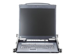 Aten CL5716IM-ATA-AG 16-portowy 17-calowy przełącznik KVM LCD przez IP (USB - PS/2 VGA) z portem peryferyjnym USB | Aten