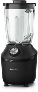 Blender | HR2291/01 3000 Series | Tabletop | 600 W | Materiał słoika Szkło | Pojemność słoika 2 L | Kruszenie lodu | Czarny