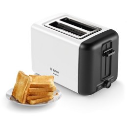 Bosch | TAT3P421 | DesignLine Compact Toaster | Power 970 W | Number of slots 2 | Housing material Stainless steel | White