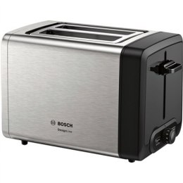 Bosch | TAT4P420 | DesignLine Toaster | Power 970 W | Number of slots 2 | Housing material Stainless Steel | Stainless steel/Bla