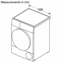 Bosch | WQB245ALSN | Suszarka z pompą ciepła | Klasa efektywności energetycznej A+++ | Ładowana od przodu | 9 kg | Kondensacja |