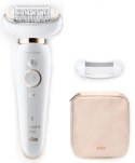 Braun Epilator | Silk-epil 9 Flex SES9001 | Operating time (max) 50 min | Number of power levels 2 | Wet & Dry | White