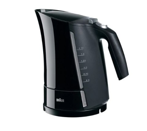 Braun Kettle WK500BK Multiquick 5 Standard 3000 W 1.7 L Plastic 360° rotational base Black