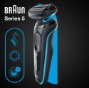 Braun | Shaver | 51-M1000S | Operating time (max) 50 min | Wet & Dry | Lithium Ion | Black/Blue