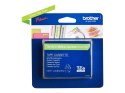 Brother TZ-EMQG35, 12mm white on lime green matt tape | Brother