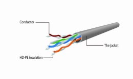 Cablexpert | CAT 5e | Kabel krosowy | Męski | RJ-45 | Męski | RJ-45 | Czarny | 2 m