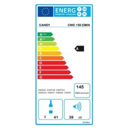 Candy | Wine Cooler | CWC 150 EM/N | Energy efficiency class G | Free standing | Bottles capacity 41 | Cooling type | Black