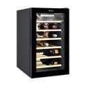 Candy | Wine Cooler | CWCEL 210/N | Energy efficiency class G | Free standing | Bottles capacity 21 | Cooling type | Black