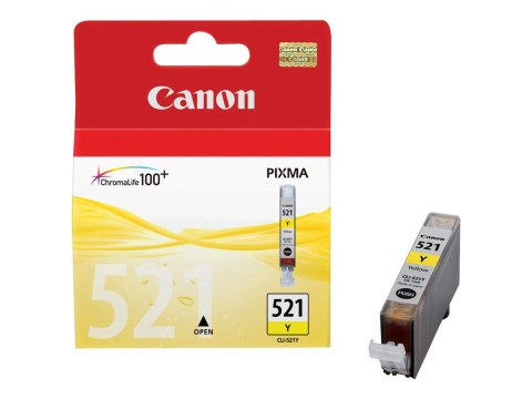 Canon CLI-521Y | Wkład atramentowy | Żółty