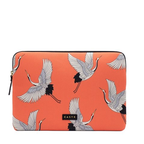 Casyx | Casyx dla MacBook | SLVS-000006 | Pasuje do rozmiaru 13"/14"| Etui | Coral Cranes | Wodoodporne