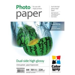 ColorWay | 220 g/m² | A4 | Dwustronny papier fotograficzny o wysokim połysku