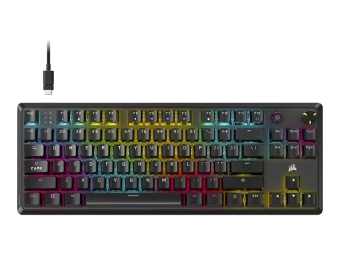 Corsair K70 CORE TKL | Tenkeyless Mechanical Gaming Keyboard | Wired | NA | Black | 0.973 g | MLX RED