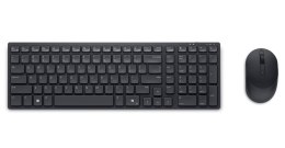 Dell | Silent Keyboard and Mouse | KM555 | Keyboard and Mouse Set | Wireless | Estonian (QWERTY) | Black | 2.4 GHz, Bluetooth 5.