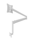 EDBAK Wall mount | MSA02w-B Double Swing Arm | Tilt | 10-29 " | Maximum weight (capacity) 10 kg | White