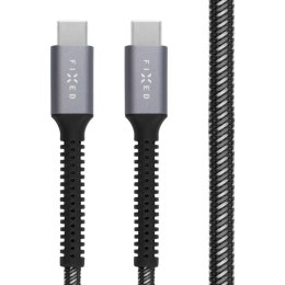 Fixed | Armor Cable USB-C/USB-C, 1.2 m, 240W | FIXDA-CC12-GR