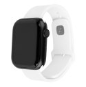 Fixed | Sporty Strap Set for Apple Watch Ultra 49mm | 180-250 mm | White | Silicone