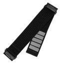 Fixed | Sporty Strap for Garmin QuickFit 22mm | 160-210 mm | Black | Nylon