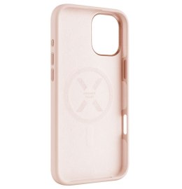 Fixed MagFlow | Back cover | Apple | iPhone 16 Plus | Liquid silicon | Pink