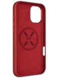 Fixed MagLeather | Back cover | Apple | iPhone 16 Plus | Leather | Red